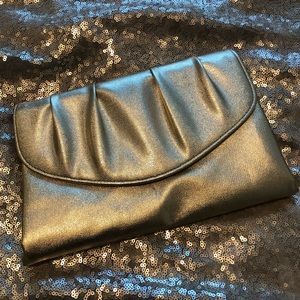 Gold Metallic Clutch
